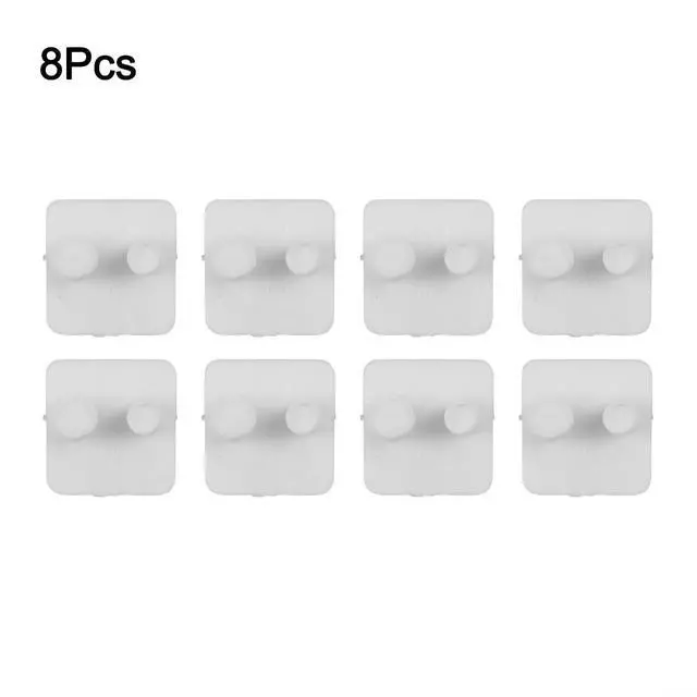 Alt view image 4 of 7 - 8PCS/AXV014SP Pool Vacuum Pod Shoes Santoprene Replacement Parts White,Pool Maintenance Kit