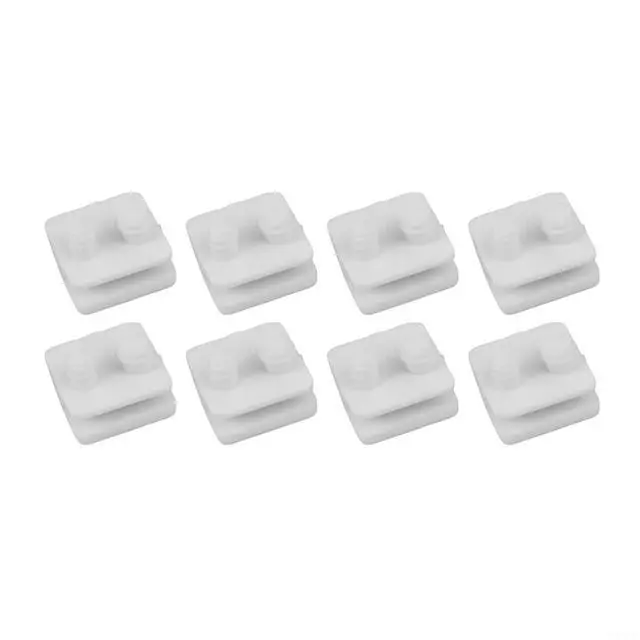 Alt view image 5 of 7 - 8PCS/AXV014SP Pool Vacuum Pod Shoes Santoprene Replacement Parts White,Pool Maintenance Kit