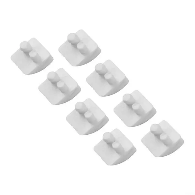 Alt view image 6 of 7 - 8PCS/AXV014SP Pool Vacuum Pod Shoes Santoprene Replacement Parts White,Pool Maintenance Kit