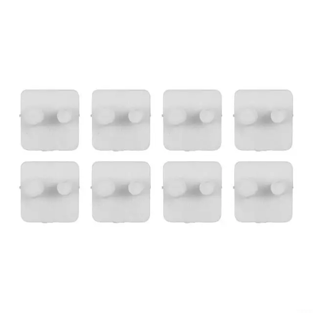 Alt view image 7 of 7 - 8PCS/AXV014SP Pool Vacuum Pod Shoes Santoprene Replacement Parts White,Pool Maintenance Kit