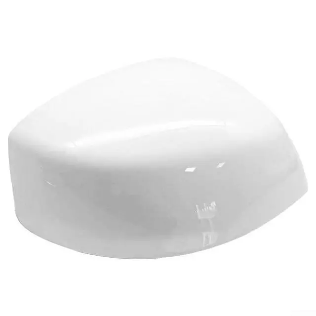 Alt view image 6 of 7 - For Honda Civic 9Th Gen 2012-2015 Right Side Rearview Mirror Cap Cover,White ABS Exterior Replacement(right)