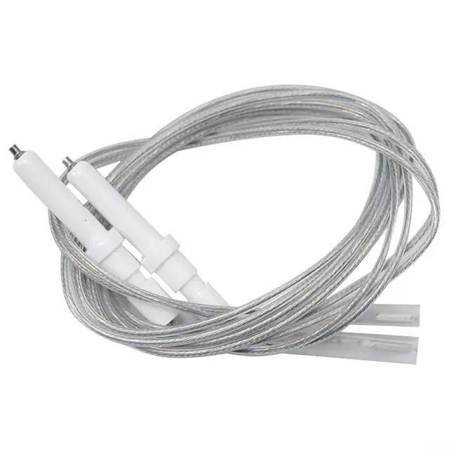 Alt view image 5 of 7 - 2pcs Gas Stove Ignition Electrode with 900mm Wire for Most Brand Gas Cooker Range Parts Ceramic Spark Ignitor Replacement Kit for Easy Install Safe Use(45mm)
