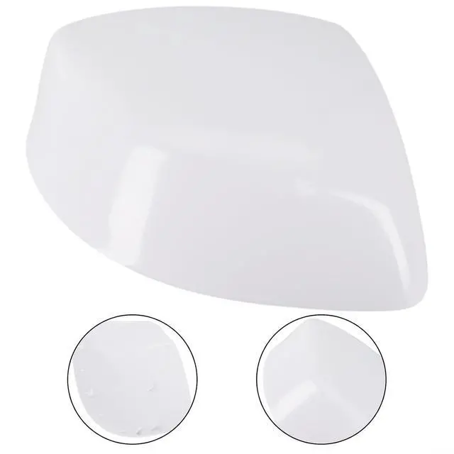 Alt view image 5 of 7 - Civic 9Th Gen 2012-2015 Right Side Rearview Mirror Cap Cover,White ABS Exterior Replacement(Left)