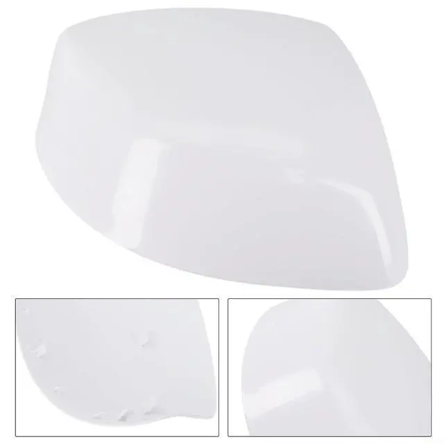 Alt view image 2 of 7 - Civic 9Th Gen 2012-2015 Right Side Rearview Mirror Cap Cover,White ABS Exterior Replacement(Left)