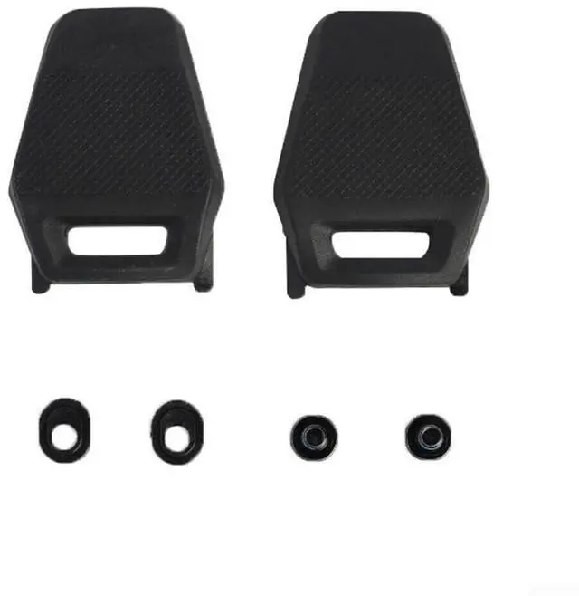 Main image of Replaceable Heel Pads for RC901 RC902 RC903 Road Bike Shoes, ABS Wear-Resistant Shoe Repair Accessories, 3x3cm Black Replacement Parts, for RC900 S/M/L Sizes