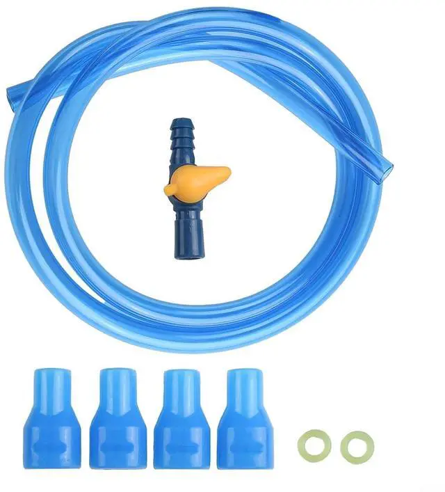 Main image of Hydration Pack Replacement Kit 3ft Drinking Tube with 90 Degree Mouthpiece and 4 Bite Valves,for Water Reservoir Bladder Backpack Camping Hiking Blue (B Kits)