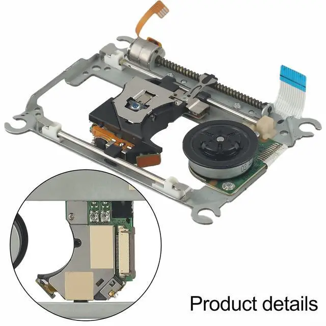 Alt view image 3 of 7 - For PS2 SPU-3170 Optical Lens With Deck Replacement Part Compatible With SCPH-7500X 7700X 7900X Slim Console Disc Reader Repair Accessory Metal Housing Standard Size