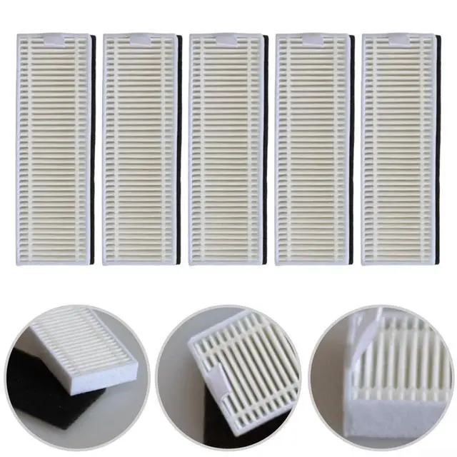 Alt view image 3 of 7 - For uninell UR1 Robot Vacuum Cleaner Replacement Washable Filter(10Pcs)