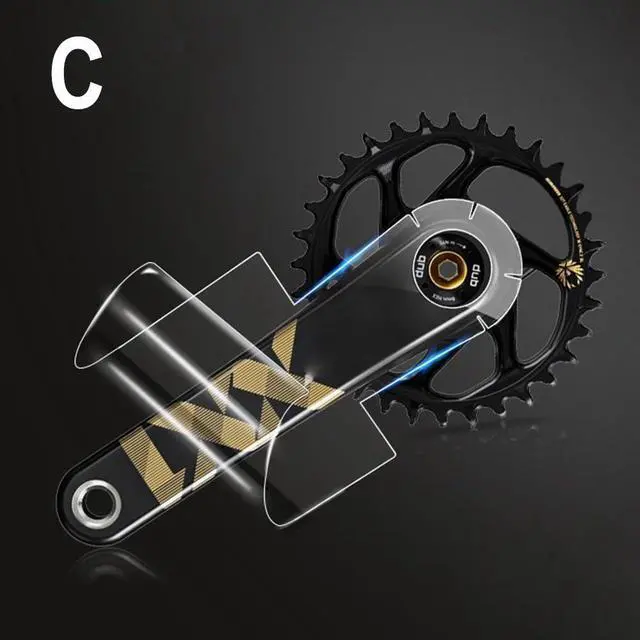 Alt view image 2 of 2 - Bicycle Crank Protector Stickers XX1/XTR/XT, Race Face, E*Thirteen, 3T Carbon Fiber Arms, TPH Film Decal Guard(C)