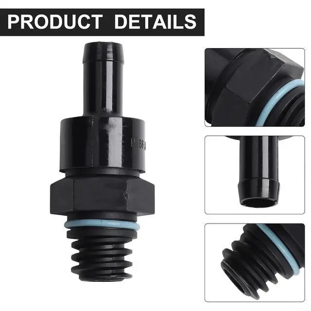 Alt view image 2 of 7 - For BMW Crank Case Vent PCV Valve,Compatible With For MINI Cooper R50 R52 R53 2004-2008 Replace OE 11127577568 ABS Black