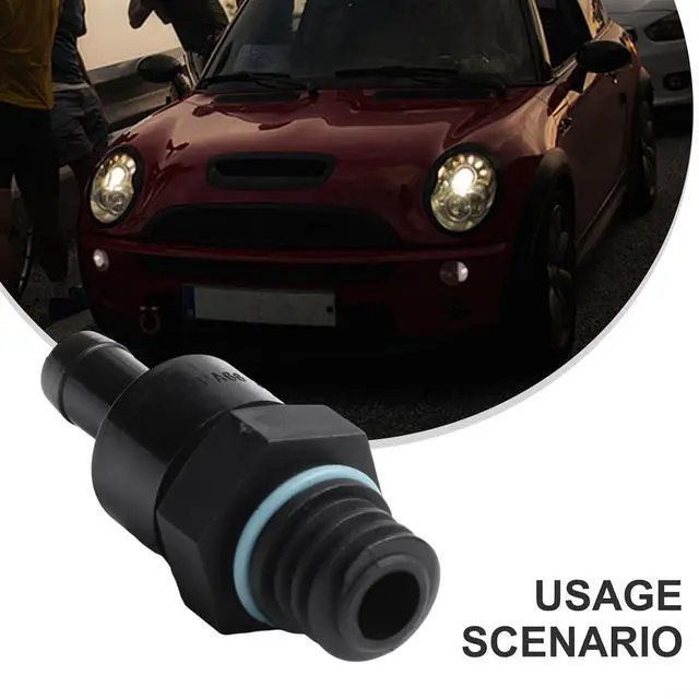 Alt view image 4 of 7 - For BMW Crank Case Vent PCV Valve,Compatible With For MINI Cooper R50 R52 R53 2004-2008 Replace OE 11127577568 ABS Black