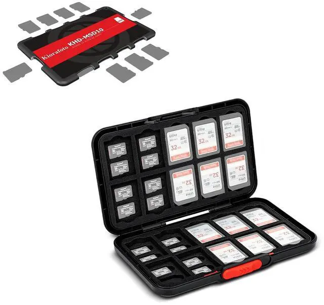Main image of 1 + 1 Memory Card CaseSlim Style with Pop Up Style Memory Card Case