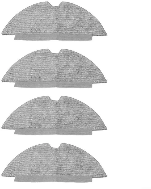 Main image of 4/6PCS Mop Pads For Eufy For RoboVac L35 For Hybrid / L35 For Hybrid+ / LR30 For Hybrid+, Reusable Microfiber Mop Replacement, Strong Water Absorption Mop Cloth, Mop Pad Accessories For Robot(4 PACK)