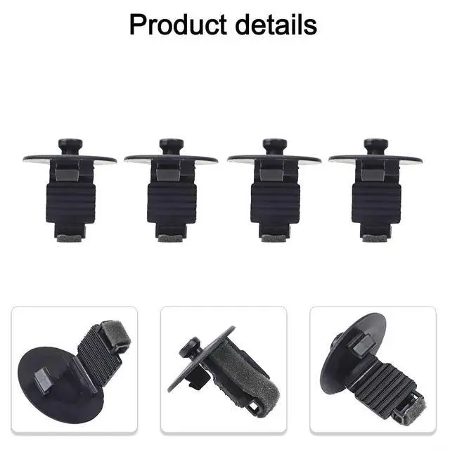 Alt view image 6 of 7 - 4Pcs Floor Mat Retainer Nylon Clip W715120-SS3JA Compatible With For FORD Super Duty 2017-2022, Direct Replacement Plastic Carpet Fastener For Truck Interior Trim Repair