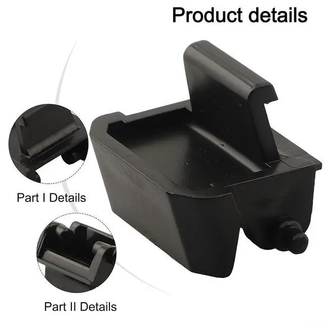 Alt view image 2 of 7 - Black Armrest Center Console Latch Direct Replacement, Fit 2016-2018 Interior Parts