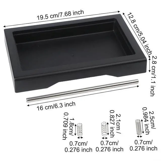 Alt view image 6 of 7 - Low Profile Drip Tray, Classic Pro With 6 9 12 Bar OPV Springs And Single Hole Steam Tip ABS Construction,For Espresso Brewing For Coffee Scale And Cup Space(C)