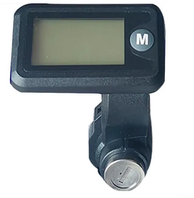 Main image of Bike LCD Display 36V 48V 60V 72V, Speed Monitor, Handlebar Speed Display, Ebike Meter with Key Lock, Scooter Speedometer LCD, Bike Accessories