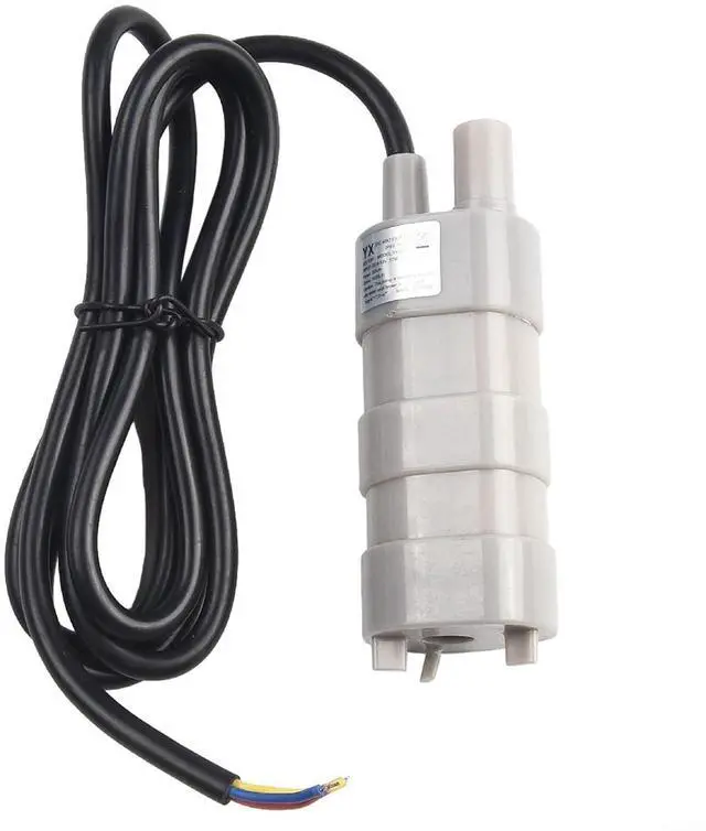 Main image of 12V Submersible Water Pump 1000L/H For Thetford C200/C400 Toilets, Garden Sprinklers, Lawn, RV, Pond, ABS 5M Lift Grey