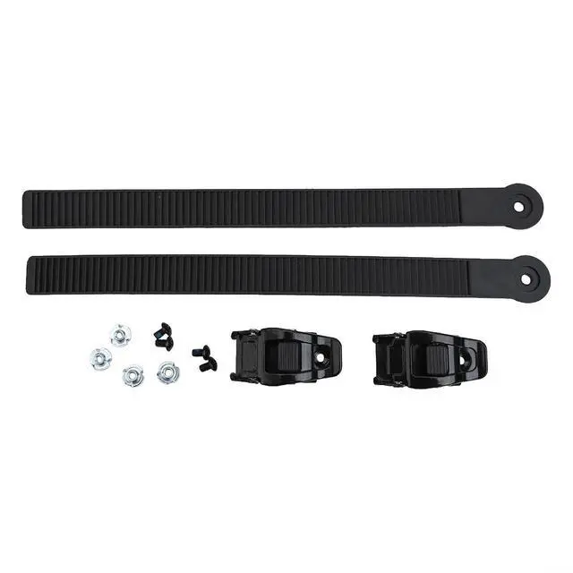 Alt view image 2 of 7 - Snowboard Ankle Ladder Strap Binding Buckles, Nylon Replacement Parts with Screws for Snowboards Roller Skates Skating Boots (1 Pair)