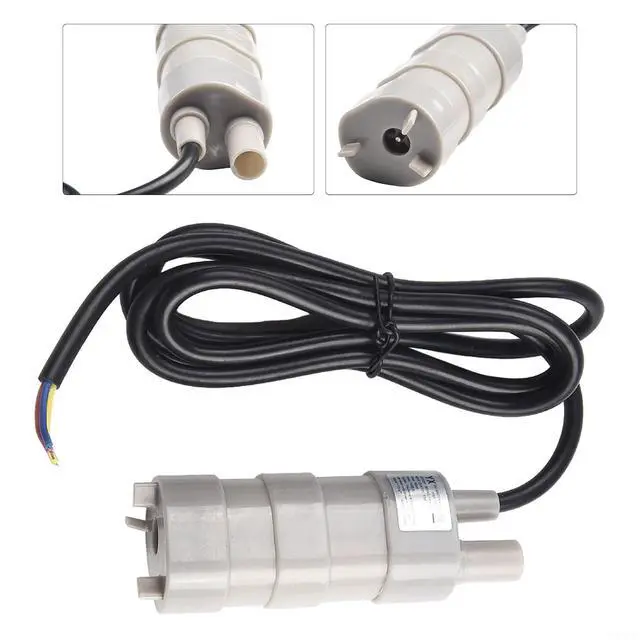 Alt view image 4 of 7 - 12V Submersible Water Pump 1000L/H For Thetford C200/C400 Toilets, Garden Sprinklers, Lawn, RV, Pond, ABS 5M Lift Grey