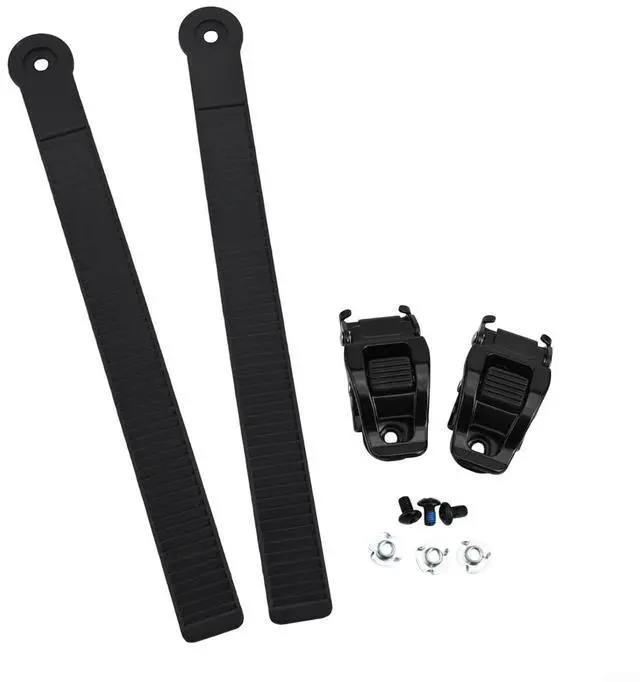 Alt view image 2 of 4 - Snowboard Ankle Ladder Strap Binding Buckles, Nylon Replacement Parts with Screws for Snowboards Roller Skates Skating Boots (1 Pair)