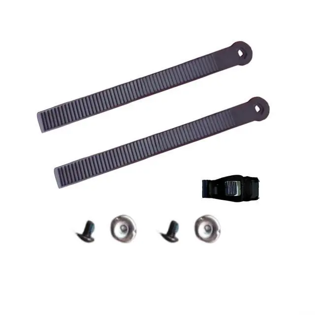 Alt view image 3 of 4 - Snowboard Ankle Ladder Strap Binding Buckles, Nylon Replacement Parts with Screws for Snowboards Roller Skates Skating Boots (1 Pair)