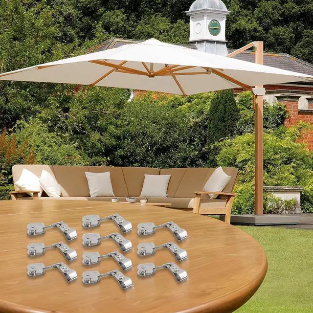 Alt view image 2 of 7 - Heavy Duty 304 Stainless Steel Pulley and Clamps for Shade Sail Installation, Fits 15-25mm Pipes and 4mm Wire Ropes, 10-Pack (10PCS)