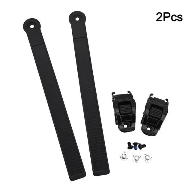 Alt view image 7 of 7 - Snowboard Ankle Ladder Strap Binding Buckles, Nylon Replacement Parts with Screws for Snowboards Roller Skates Skating Boots (1 Pair)