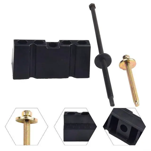 Alt view image 3 of 7 - For Battery Hold Down Kit F-150 F-250 F-350 E-150 E-250 E-350 Super Duty, Replace Part# 00588, 3-Piece Metal Plastic Clamp Set
