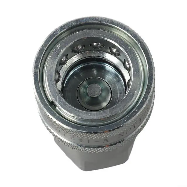 Alt view image 6 of 7 - NPT 1/2 Hydraulic Quick Connector, for iso 7241-A High Pressure Coupling, Carbon Steel Self-Locking Fitting For Agriculture & Industrial Machinery, Male/Female, 40MPa(Female)