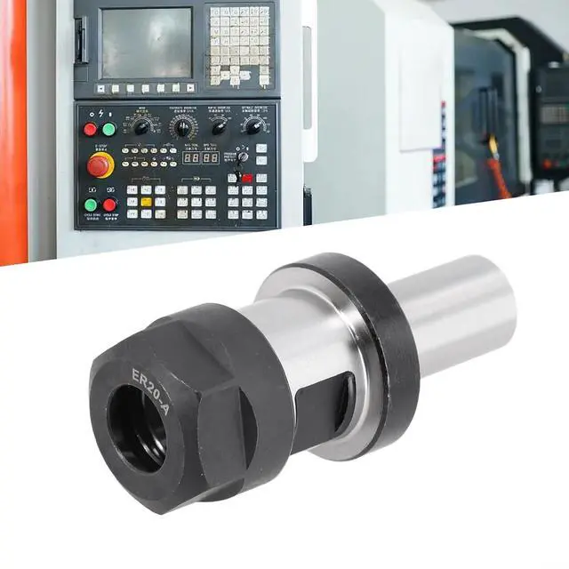 Alt view image 2 of 7 - ER20 Collet Chuck For TTS 3/4" Straight Shank, 1.38" Gage Length, 0.0003" TIR, 3/16-1/2" Clamping Range, 12000 RPM Max Balance, CNC Tool Holder