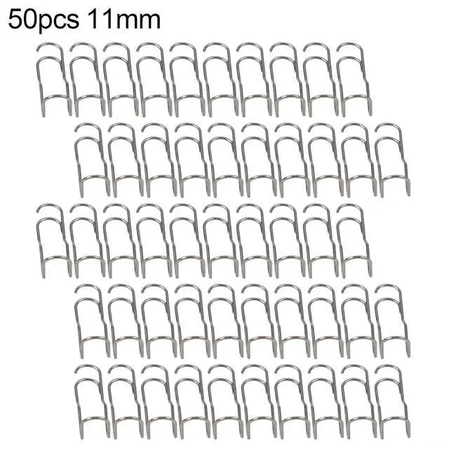 Alt view image 5 of 7 - 50 Pcs Plant Rod Connectors Metal Trellis Stakes Connection Buckles,For Fixing Plant Stands Garden Supports Silver 11Mm 16Mm 20Mm Sizes(11mm)