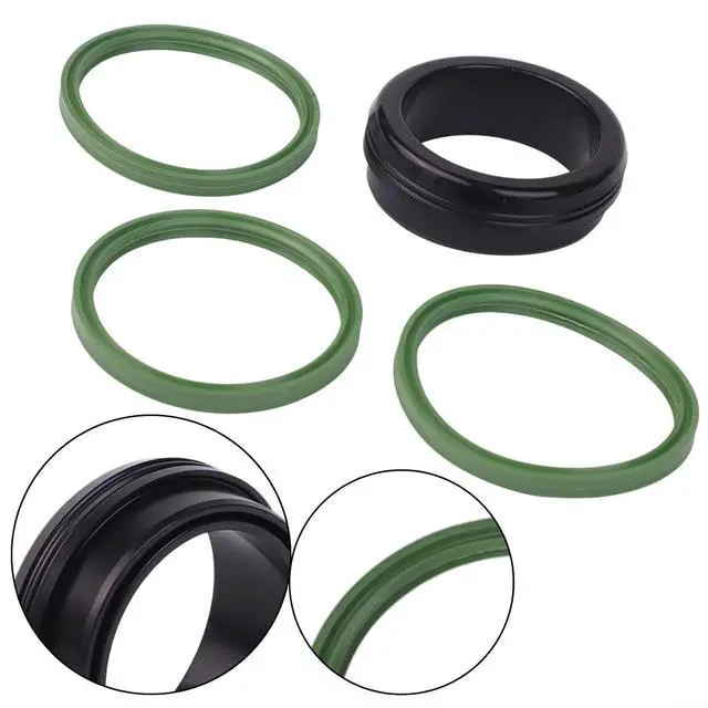 Alt view image 4 of 7 - 4X Turbo Intercooler Seal Kit O-Ring Gasket Compatible with for bmw 3 5 7 X3 X5 X6 Replace 11617801222 11617790547
