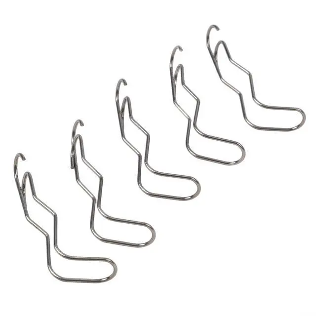 Alt view image 6 of 7 - 50 Pcs Plant Rod Connectors Metal Trellis Stakes Connection Buckles,For Fixing Plant Stands Garden Supports Silver 11Mm 16Mm 20Mm Sizes(11mm)