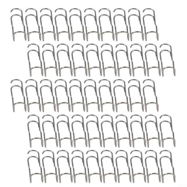 Alt view image 2 of 7 - 50 Pcs Plant Rod Connectors Metal Trellis Stakes Connection Buckles,For Fixing Plant Stands Garden Supports Silver 11Mm 16Mm 20Mm Sizes(11mm)