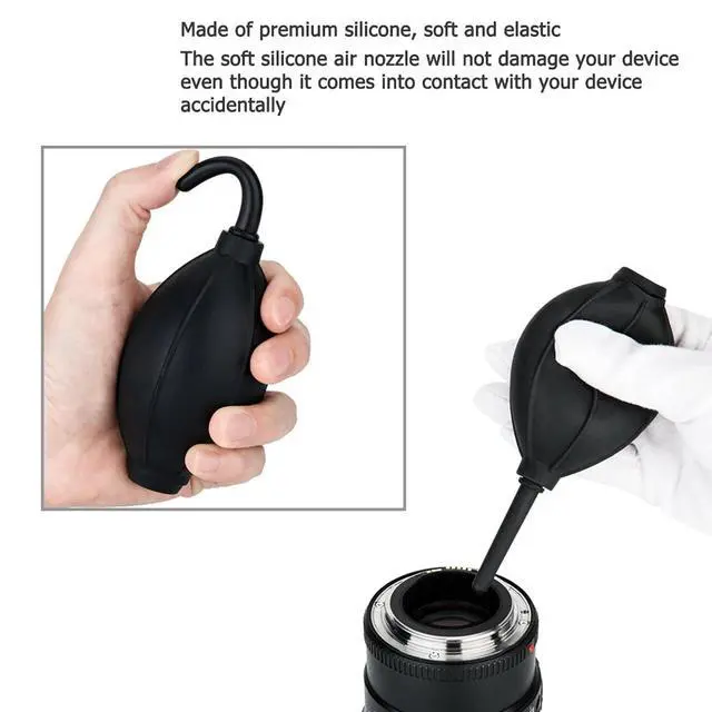 Alt view image 4 of 7 - Soft & Elastic Nozzle Air Blower Blaster Cleaner for DSLR Camera CCD CMOS Sensor Lens Filter LCD Comptuter Motherboard Chips PC Internal SSD Graphics Cards Video Card Fan Glasses Alcohol Ink Tool