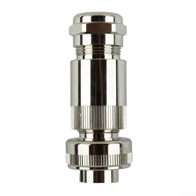 Alt view image 3 of 7 - 7-Pin Proportional Valve Connector For Rexroth Moog for PARKER Atos, Full Metal Female C14G-A-S7, DIN EN175201-804 IP67 Hydraulic Solenoid