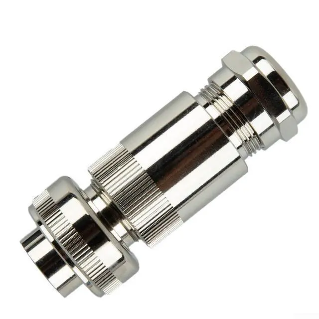 Alt view image 4 of 7 - 7-Pin Proportional Valve Connector For Rexroth Moog for PARKER Atos, Full Metal Female C14G-A-S7, DIN EN175201-804 IP67 Hydraulic Solenoid