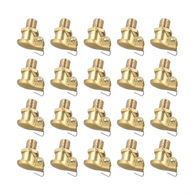 Alt view image 3 of 6 - Brass Grease Cup Oiler with Spring Flip Cap, M6x1mm Thread, for Hit Miss Engine, 20pcs