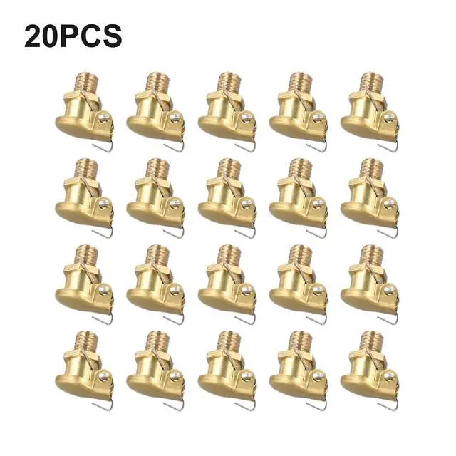 Alt view image 4 of 6 - Brass Grease Cup Oiler with Spring Flip Cap, M6x1mm Thread, for Hit Miss Engine, 20pcs