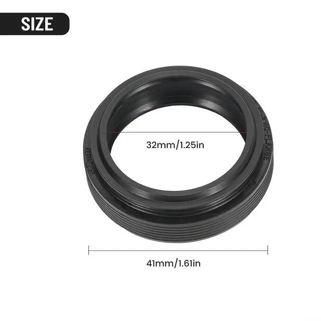 Alt view image 4 of 7 - Bicycle Fork Seal Kit 30-40mm,for FOX for ROCKSHOX for MANITOU for SUNTOUR,Rubber Dust Wiper Oil Seals with Sponges and Springs for MTB Suspension Repair (32x44.7mm)