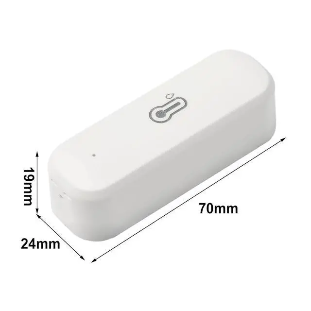 Alt view image 3 of 7 - For Zigbee Temperature Humidity Detector, 4PCS Indoor Wireless Hygrometer And Thermometer With Real-Time Monitoring, Smart App Control