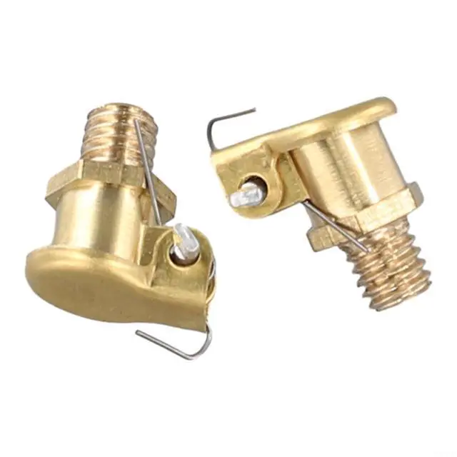 Alt view image 6 of 6 - Brass Grease Cup Oiler with Spring Flip Cap, M6x1mm Thread, for Hit Miss Engine, 20pcs