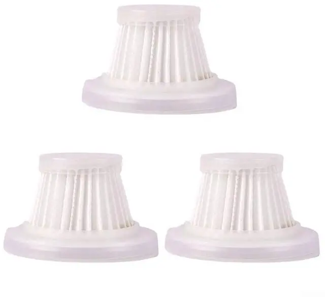 Main image of For Car Vacuum Cleaner Filter Replacement, High Efficiency Filtration Element, Portable Cordless Unit Accessory, for Easy Install Maintenance Part, 1 Pack(3pcs)