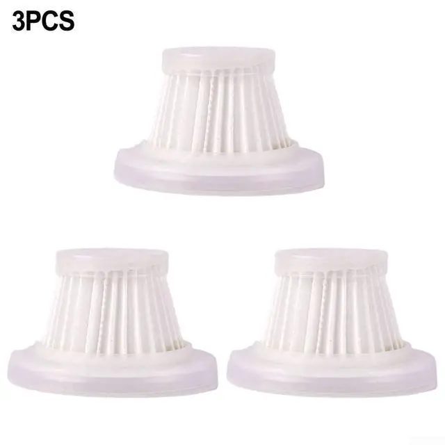 Alt view image 2 of 4 - For Car Vacuum Cleaner Filter Replacement, High Efficiency Filtration Element, Portable Cordless Unit Accessory, for Easy Install Maintenance Part, 1 Pack(3pcs)