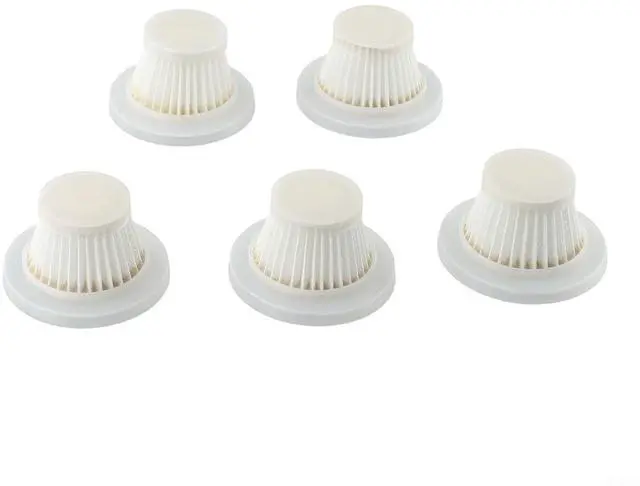 Main image of For Car Vacuum Cleaner Filter Replacement, High Efficiency Filtration Element, Portable Cordless Unit Accessory, for Easy Install Maintenance Part, 1 Pack(5pcs)