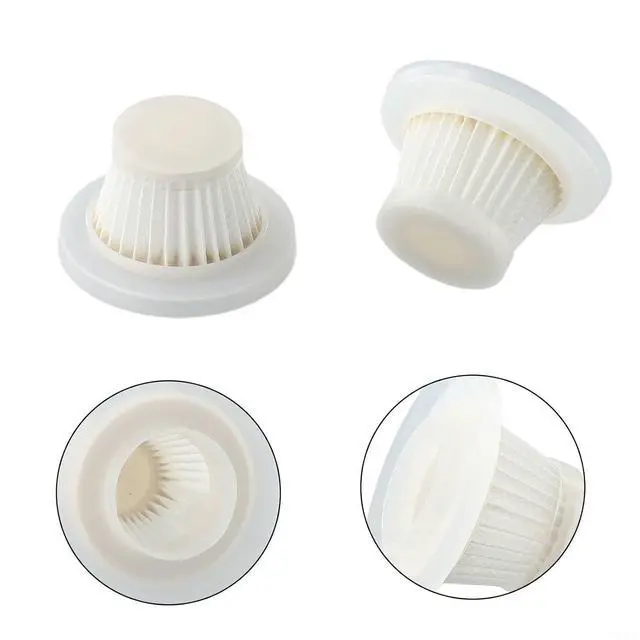 Alt view image 6 of 7 - For Car Vacuum Cleaner Filter Replacement, High Efficiency Filtration Element, Portable Cordless Unit Accessory, for Easy Install Maintenance Part, 1 Pack(5pcs)