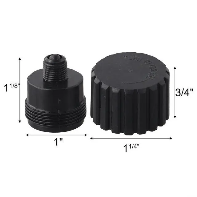Alt view image 2 of 7 - Grease Cup Kit 2133 Valve, Compatible with Gray 2-Way and 3-Way Pool Valves,Plastic Oil Cup Set for Easy Installation and Maintenance, 2-Pack(2-piece set)