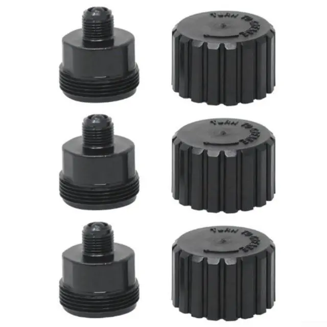 Alt view image 4 of 7 - Grease Cup Kit 2133 Valve, Compatible with Gray 2-Way and 3-Way Pool Valves,Plastic Oil Cup Set for Easy Installation and Maintenance, 2-Pack(2-piece set)
