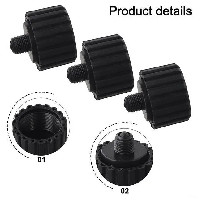 Alt view image 4 of 7 - Grease Cup Kit 2133 Valve, Compatible with Gray 2-Way and 3-Way Pool Valves,Plastic Oil Cup Set for Easy Installation and Maintenance, 2-Pack(3-piece set)